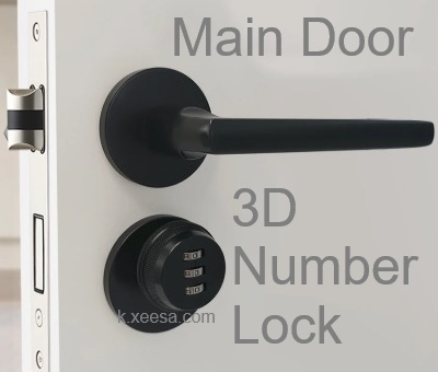 Keyless Number Lock for HDB Main Door
